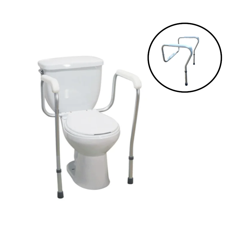 

Toilet rail bathroom safety aid frame aluminum toilet stabilizer handrail for the elderly toilet bracket