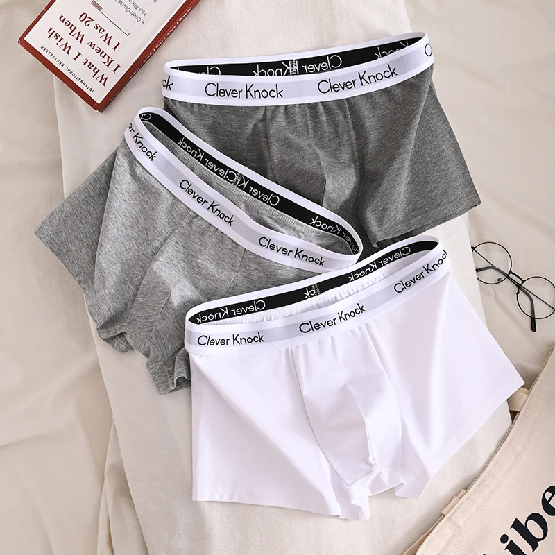 

3Pcs Underwear Men's Boxer Shorts Sexy Panties Cotton Boxers Man Underpants Male Shorts Homme U Convex Lingerie Wholesale Lots