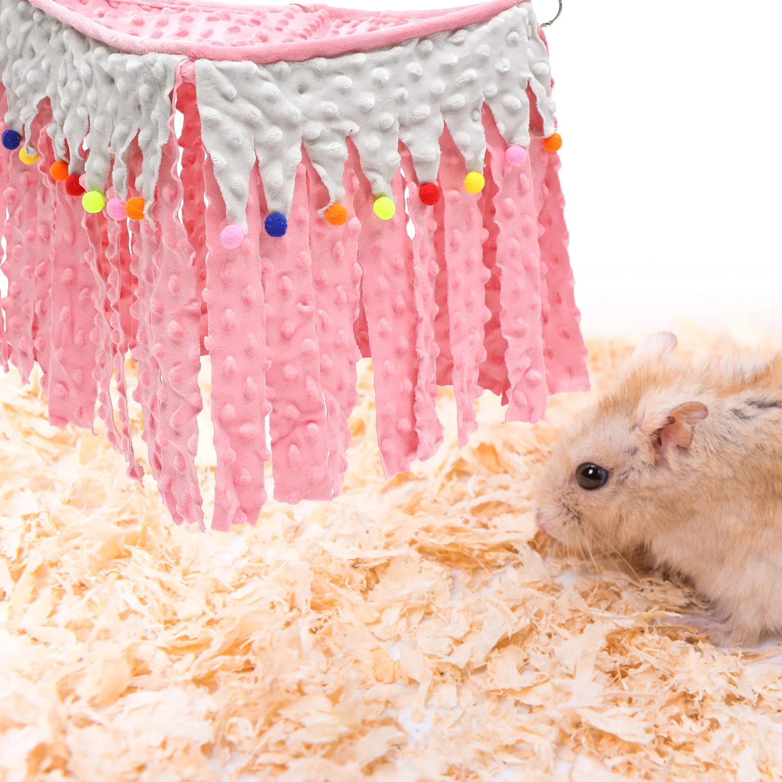 

Pet Hammock Hamster Sleeping Tent Guinea Pig Hideaway Small Tent Cage Decor Dwarf Rabbit House Cloth