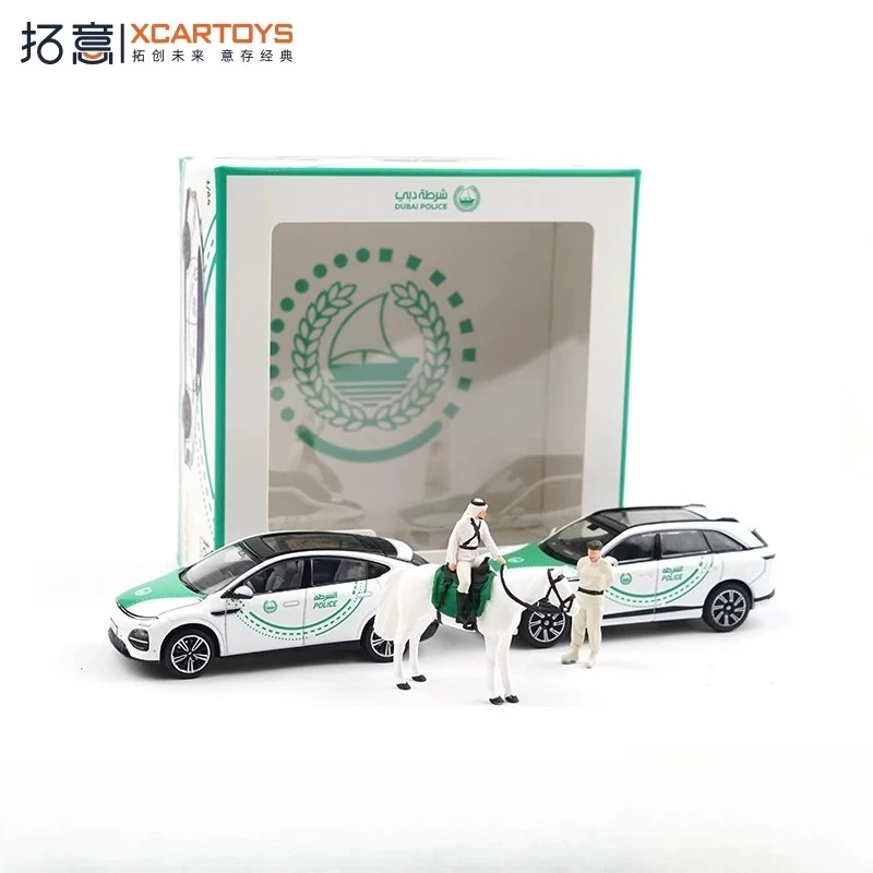 

Литой под давлением масштаб 1/64 Xpeng Дубай, полицейская модель автомобиля из сплава, Коллекционная игрушка, подарок, сувенир, украшение для дисплея