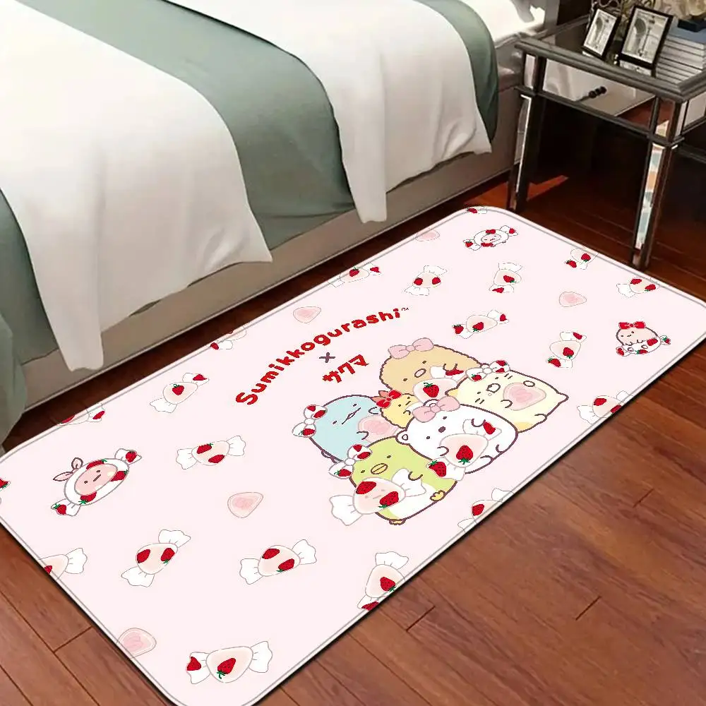 Kawaii Sumikko Gurashi Anime Entrance Door Mat Nordic Style Home Doormat Bathroom-Toilet Mats Bedroom Hotel Decor Mat