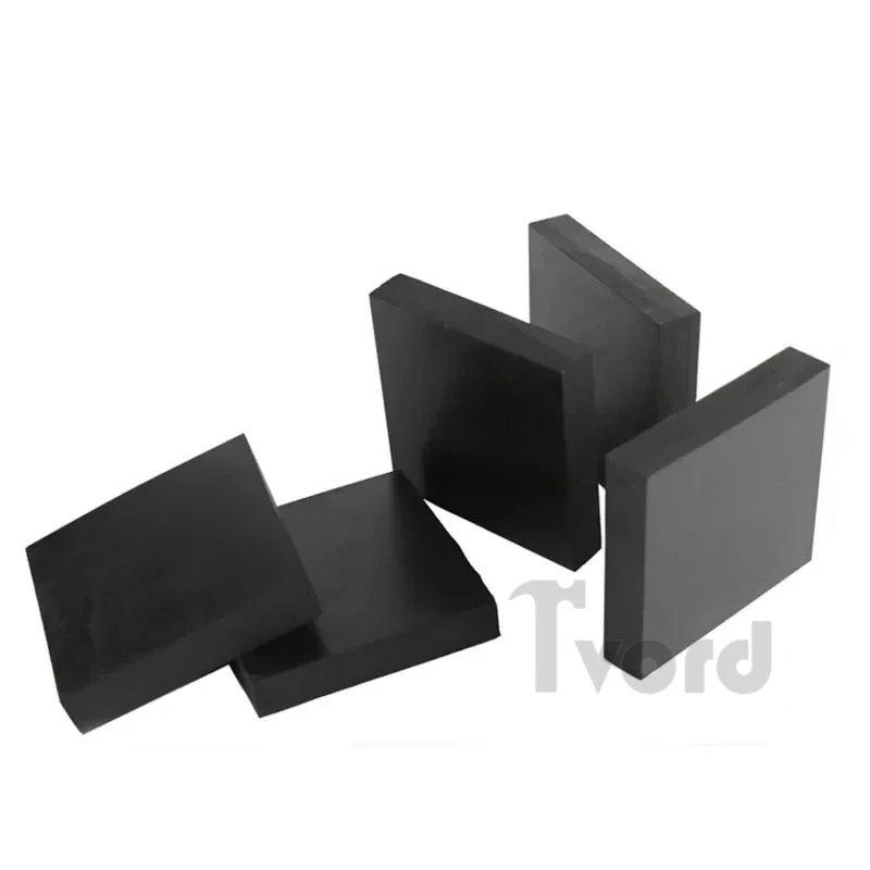 صناعة كتلة مطاطية سوداء مرنة مكافحة زلة التخميد طوقا وسادة مقاومة للصدمات صفائح مطاطية التخميد طوقا سمك 3-100 مللي متر #3