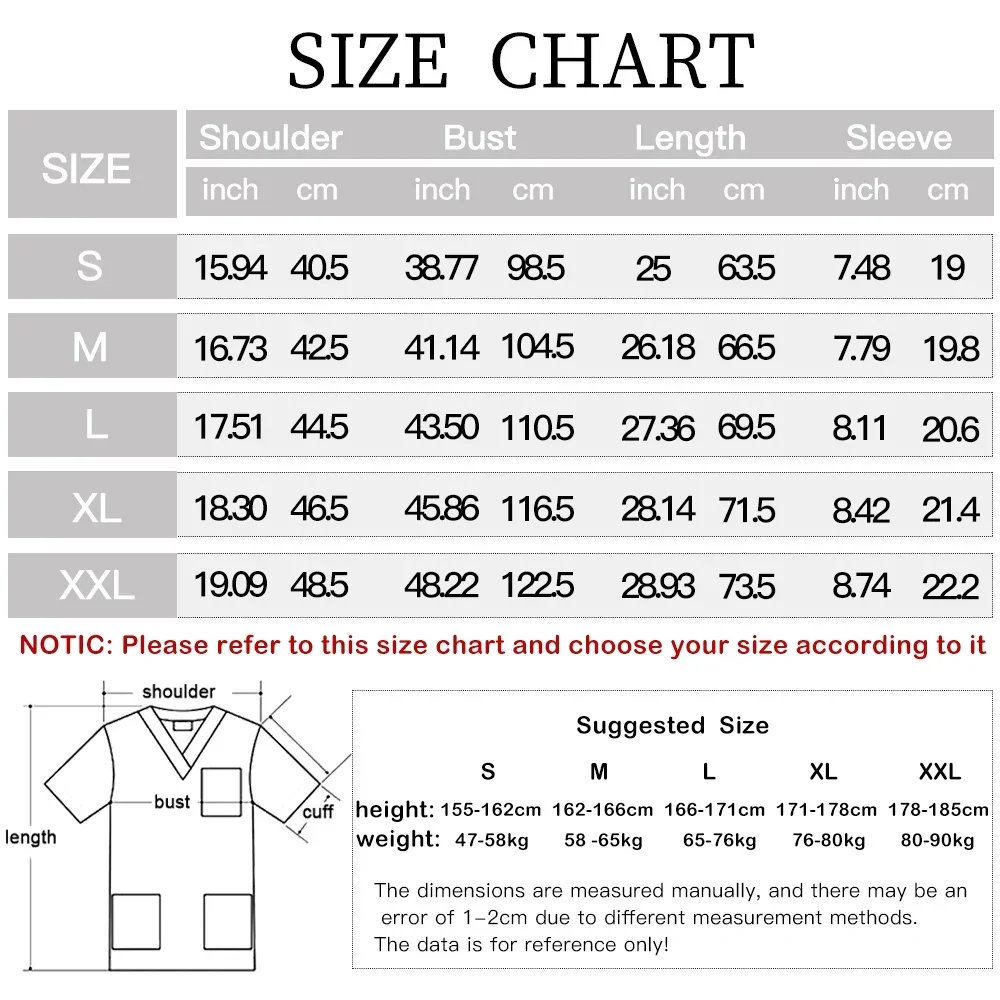 Wholesale Elasticity Medical Uniforms Print Scrub Tops Hospital Work Blouse Medical Nurse Dental Shirts Surgery Workwear Unisex