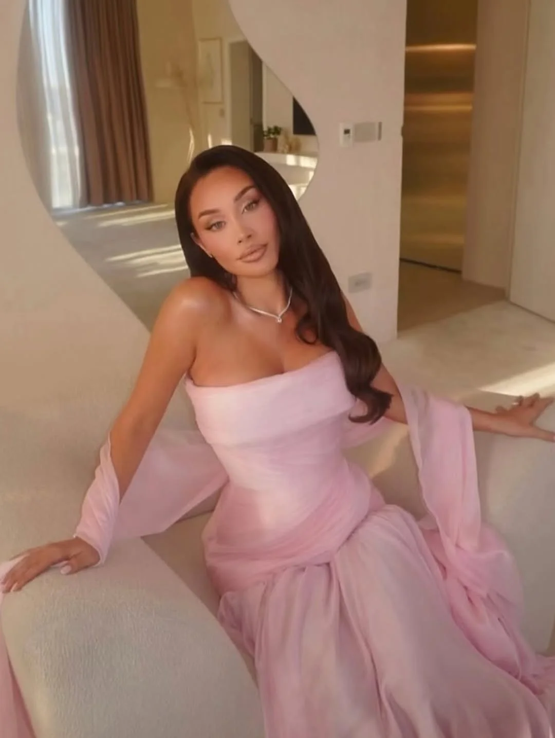 

Arabian Night Luxurious Women's Evening Dresses Prom Gowns Strapless Vestidos Para Mujer فساتين حفلات الزفاف