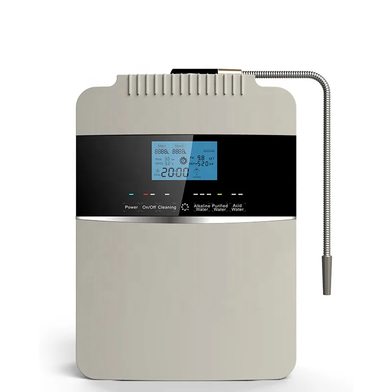 

2024 Hot Sale Hydrogen-rich Alkaline Water Machine 10000L Filter Life Plastic Desktop Model Electric/Battery Powered Commercial