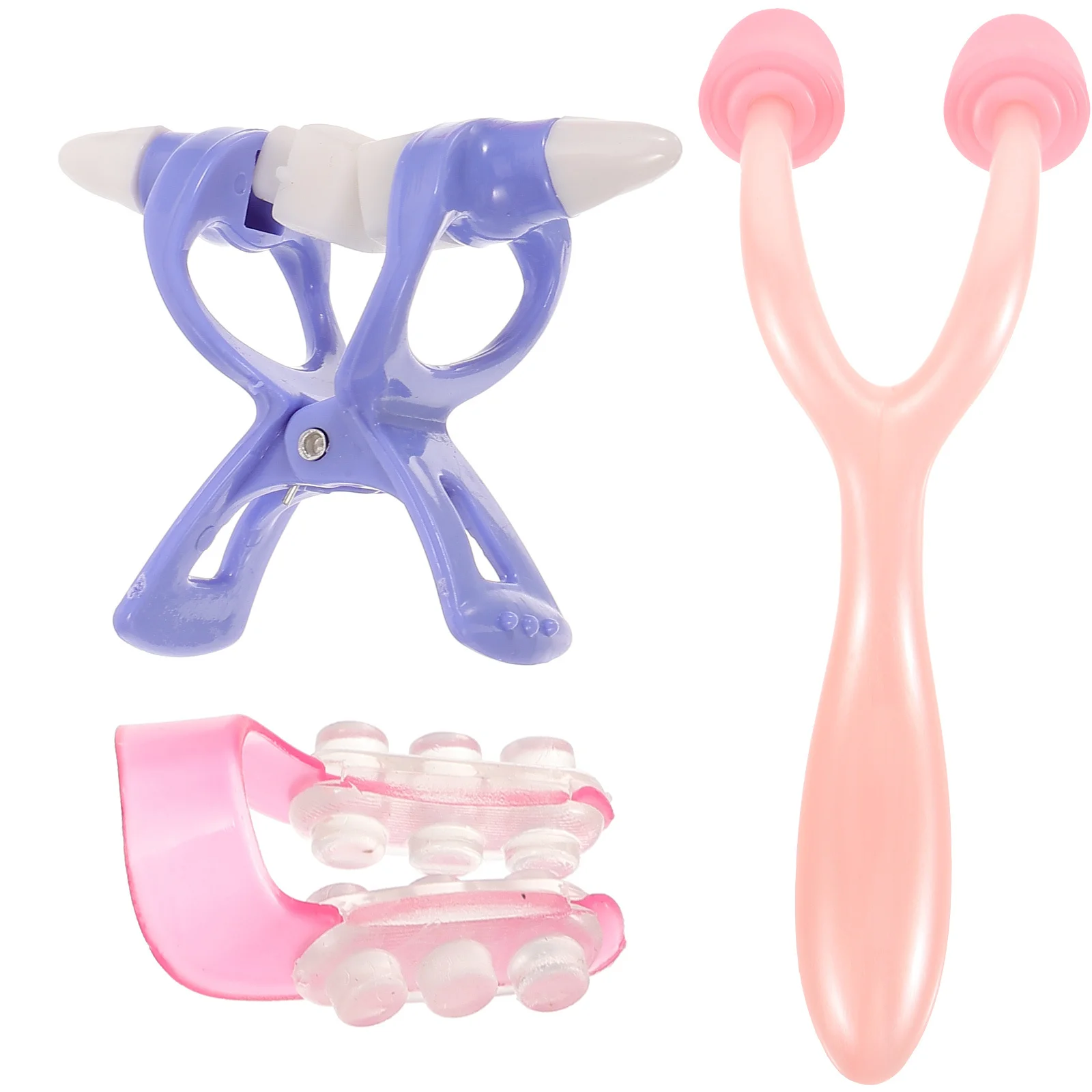 

1 set Nose Bridge Corrector Shaping Clips for Wide Nose Lifter Beauty Tools Plastic Silicone Non Slip Design Portable Storage
