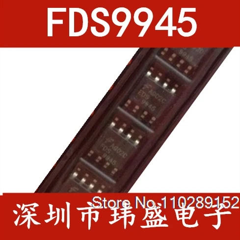 

(10PCS/LOT) FDS9945 9945 SOP-8 MOS IC