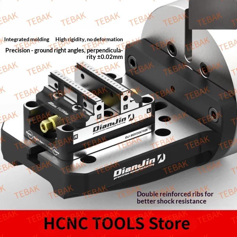 4 Axis Integrated Casting Unilateral Bridge Plate L Block 170-200 Can Be Paired With Five Axis Zero Point Self Centering Pliers