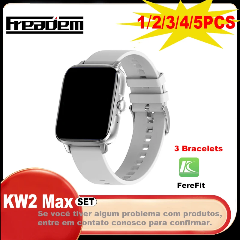 

KW2 Max Smart Watch Gift Set for Men Women 49mm Bluetooth Call Message Alarm Reminder DIY Watchface Smart Watch