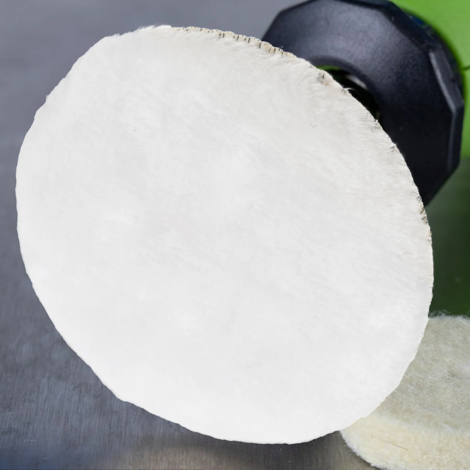 2 szt. Wełniane tarcze polerskie 7 cali samoprzylepne pady polerskie do drewna, kamienia, samochodów, do szlifierki kątowej, tarcza polerska okrągła do szlifowania