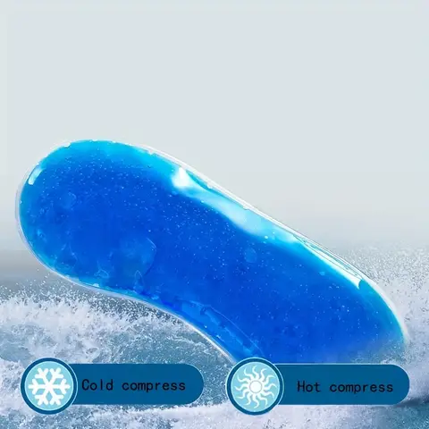 Cooling eye mask ice pack in summer, dual use gel ice pack for heat and cold therapy, PVC ice and heat packs