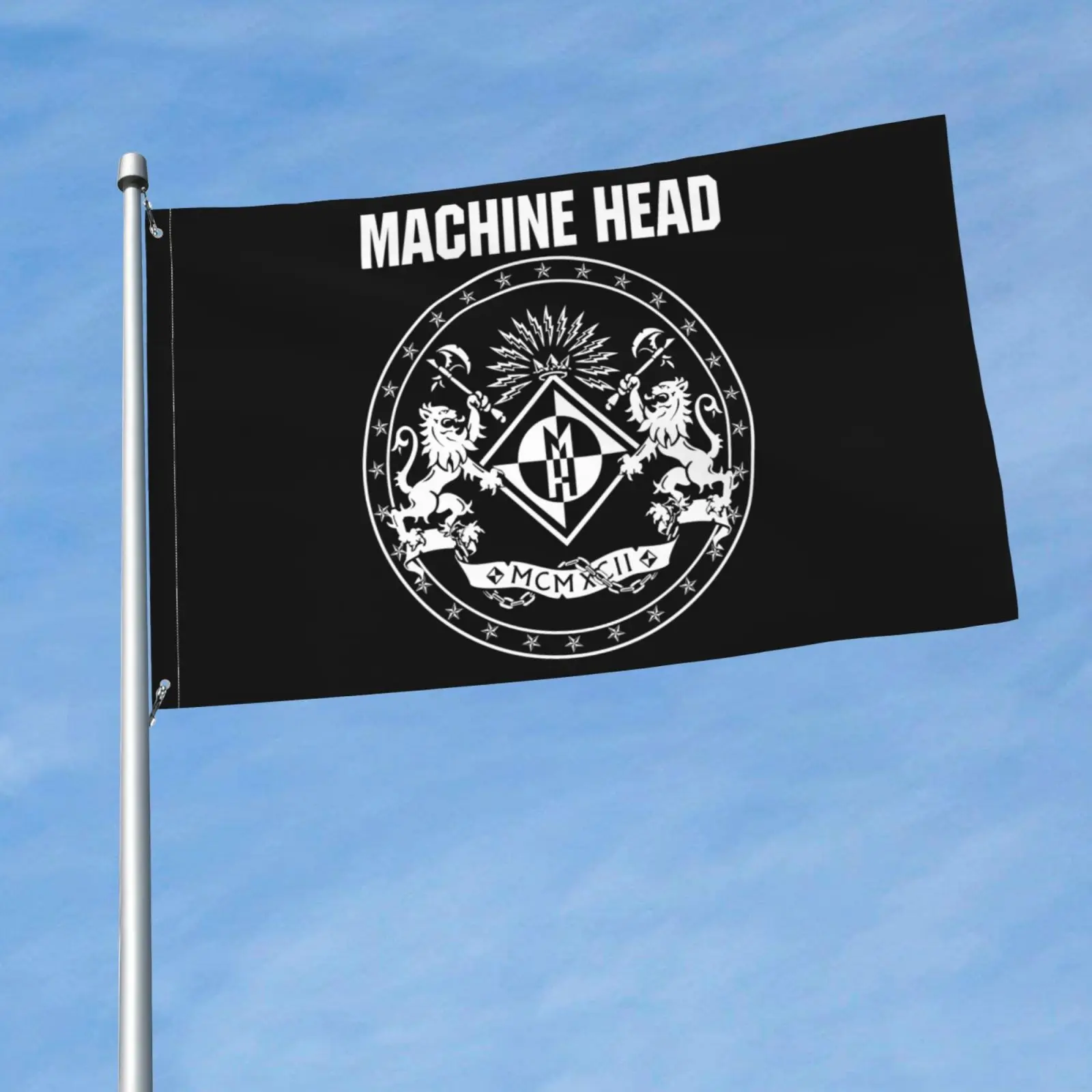 Machine Head Crest Flag Banner Flying Promotion Flying Flags Club Decoration Outdoor Advertising