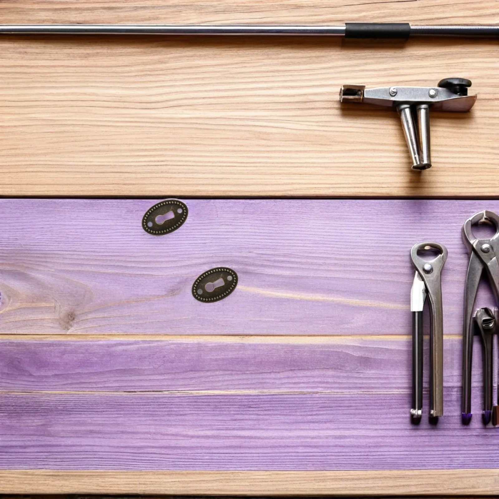 

16pcs Vintage Keyhole Cover 38X25Mm Oval Plate For Drawer Cabinet Dresser Wooden Hardware Zinc Alloy Door Lock