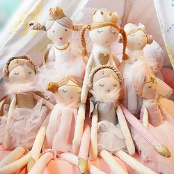 Nordic 50cm Fairy Soothing Girl Doll Plush Toys for Baby Girls Sleeping Toys Kids Gift Baby Girls Room Decoration Nursery Decor