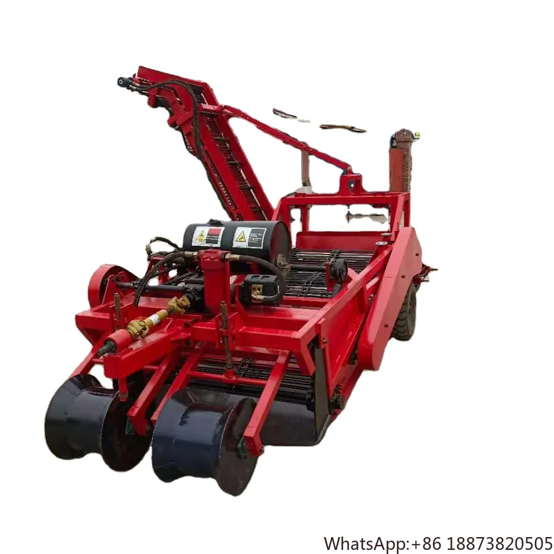 Two-row potato harvester/4U-3/Two-row with automatic loading