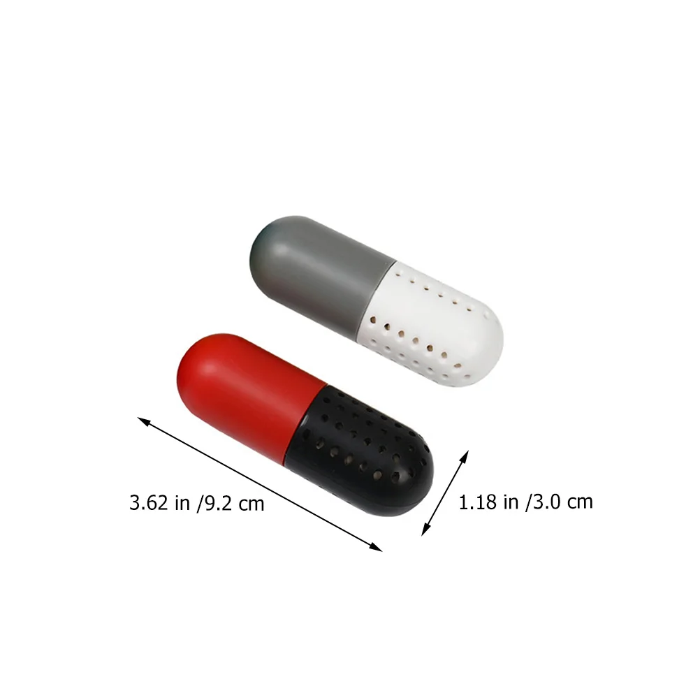 2pcs Shoe Deodorizer Capsule Plastic Simple Design For Fresh Dry Storage Wardrobe Closet Dorm Home Sports Shoes Tool