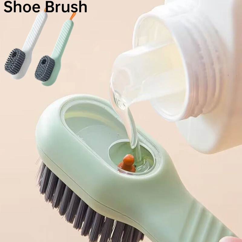 Multifunctional Cleaning Brush Soft-bristled Liquid Shoe Brush Clothes Brush Shoe Clothing Board Brush Shoe Cleaner