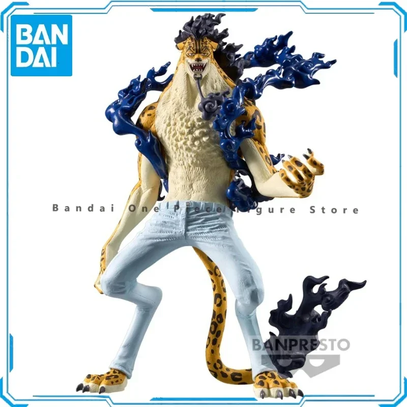 In Stock Original Bandai BANPRESTO WCF Rob Lucci Action Figures Animation Toys Gifts Model Genuine Collector Anime Hobby