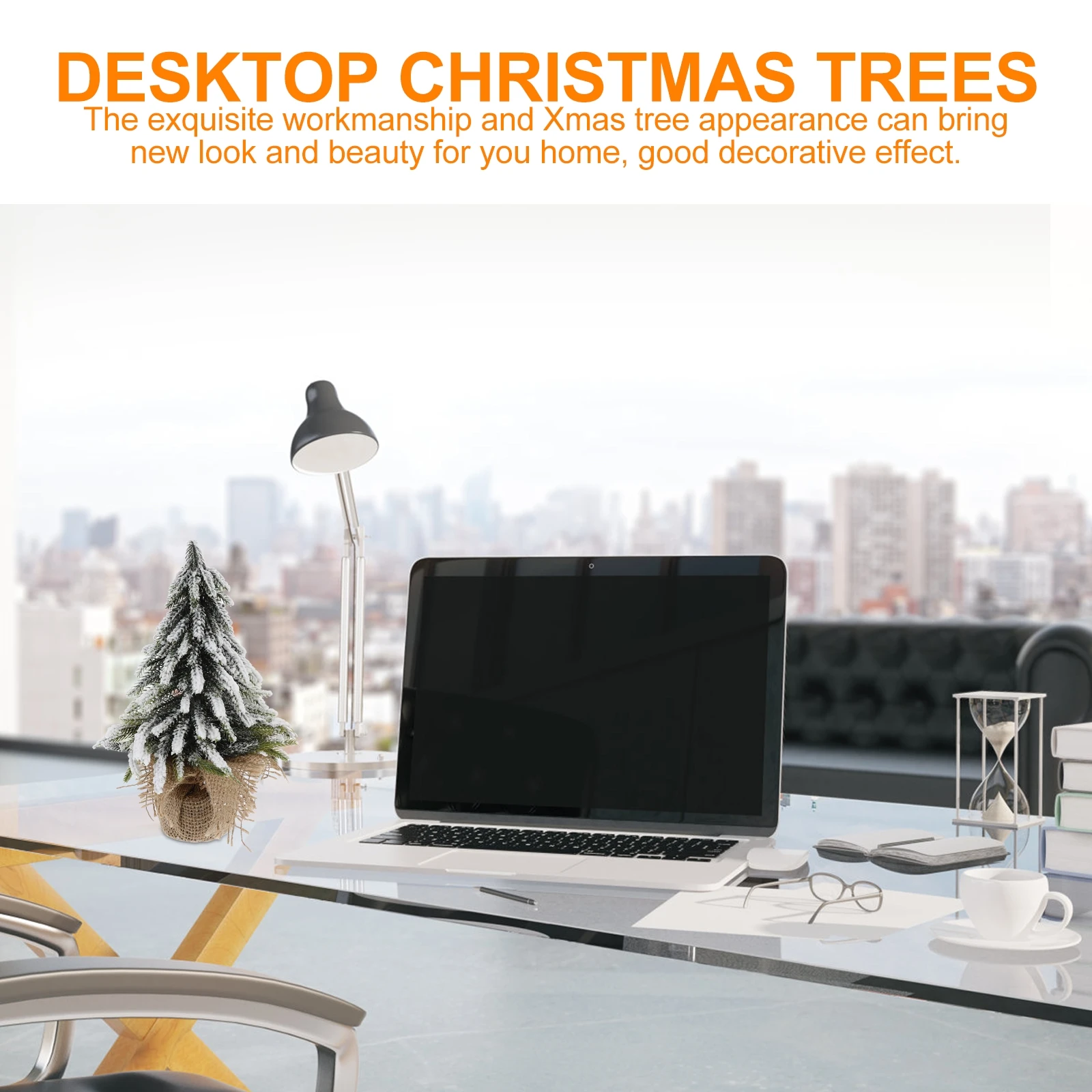 

Desktop Christmas Trees Xmas Tree Adornment Exquisite Workmanship Festival Warm Atmosphere Decor Desktop Christmas Trees
