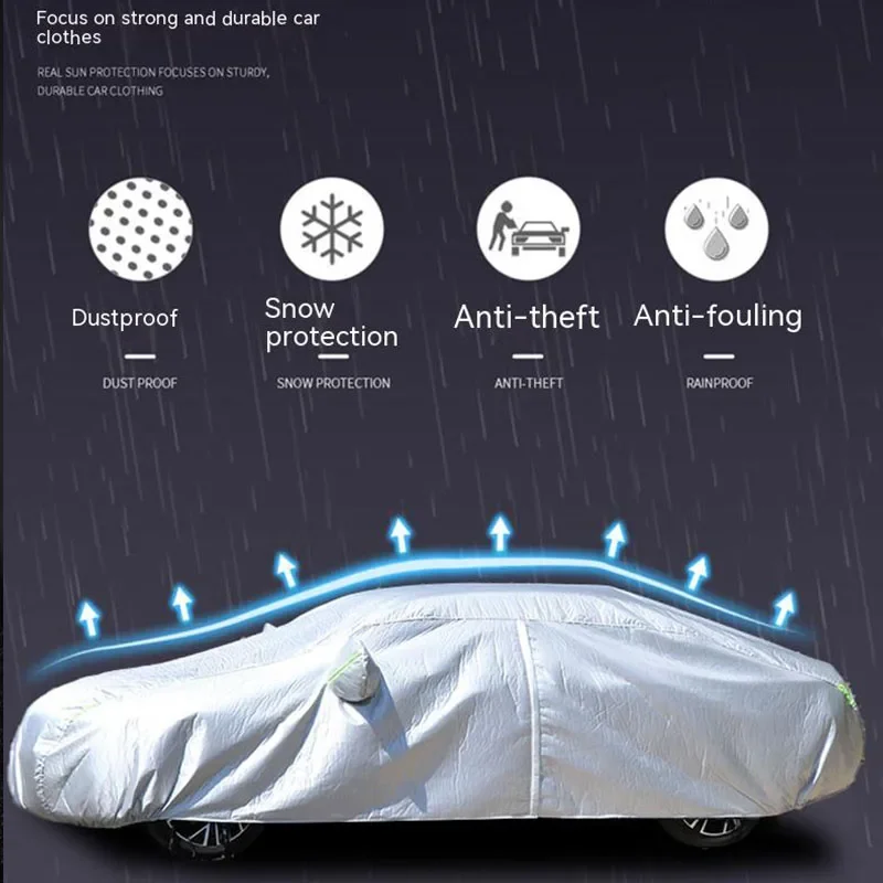 For Polestar 2 Outdoor Protection Full Car Covers Snow Cover Sunshade Waterproof Dustproof Exterior Car accessories