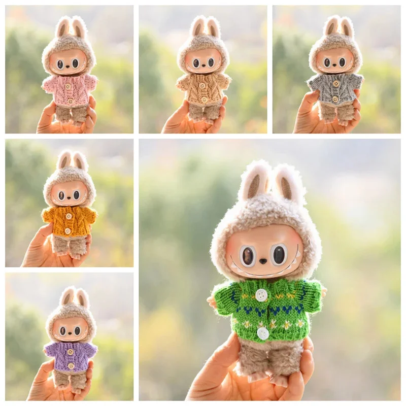 

for labubu Doll'S Clothes Outfit Accessories For Korea Kpop Exo Labubu Idol Dolls Sweater Clothing DIY Kids Girl Gift