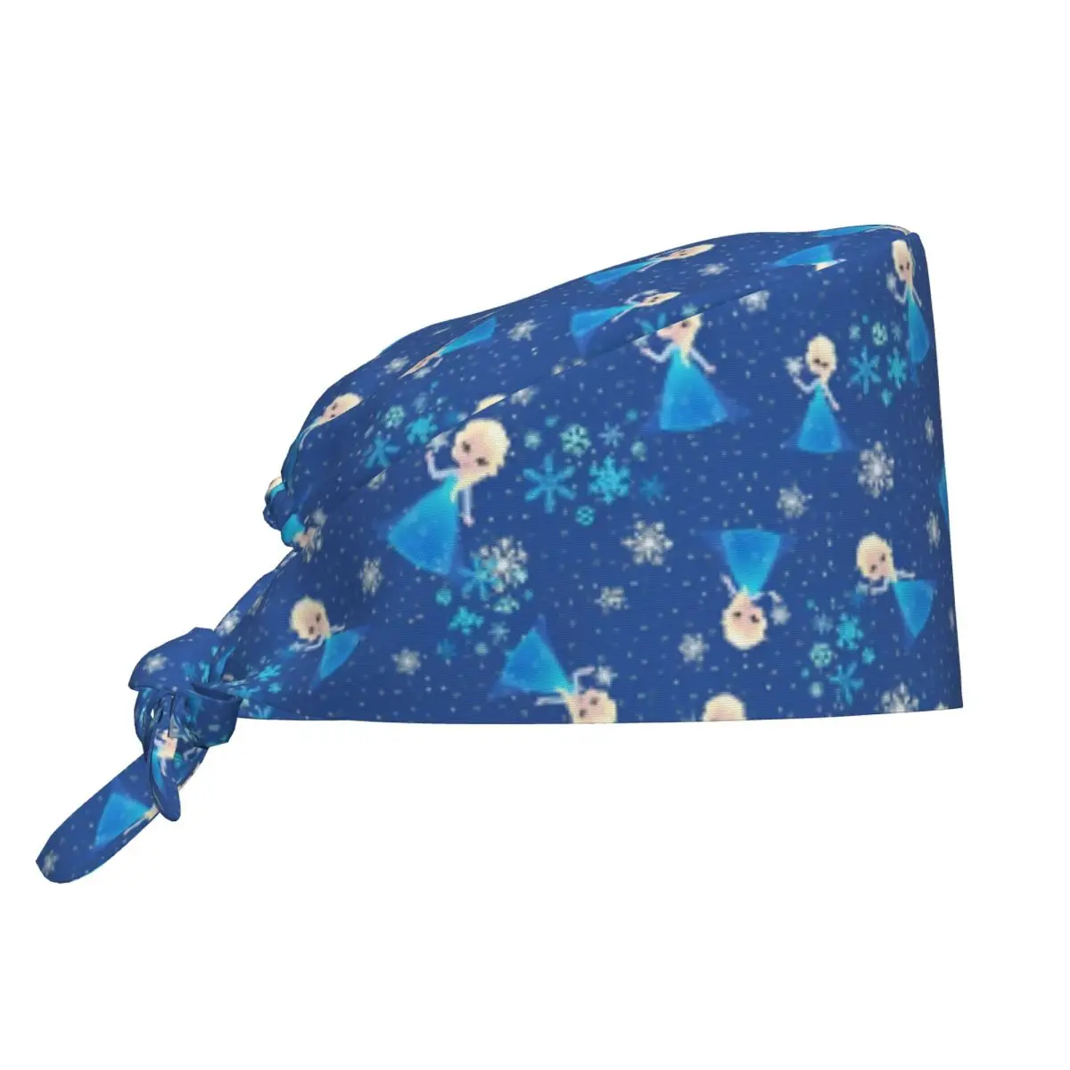

Frozen Elsa Princess Scrubs Caps Hospita Medical Nursing Surgicals Cap Unisex Pet Grooming Agency Vet Medical Working Hats Cap