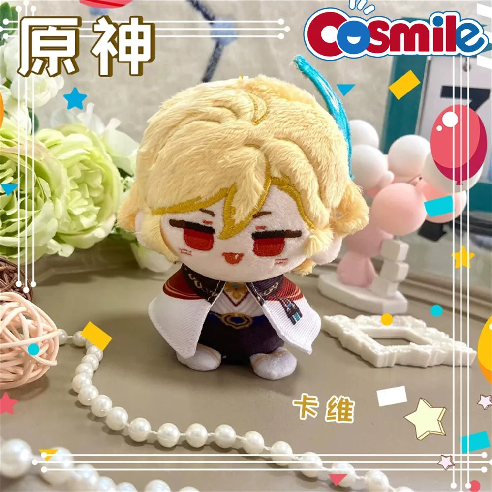 

Cosmile Anime Genshin Impact Kaveh Shenhe Plush Keychain Pendant 10cm Doll Toy Game Cosplay C KM