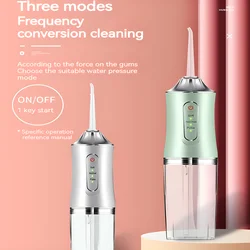 Portable Smart Electric Oral Irrigator Water Flosser 1 Jets 3 Modes Rechargeable Dental Water Jet Irrigator Dental Teeth Cleaner
