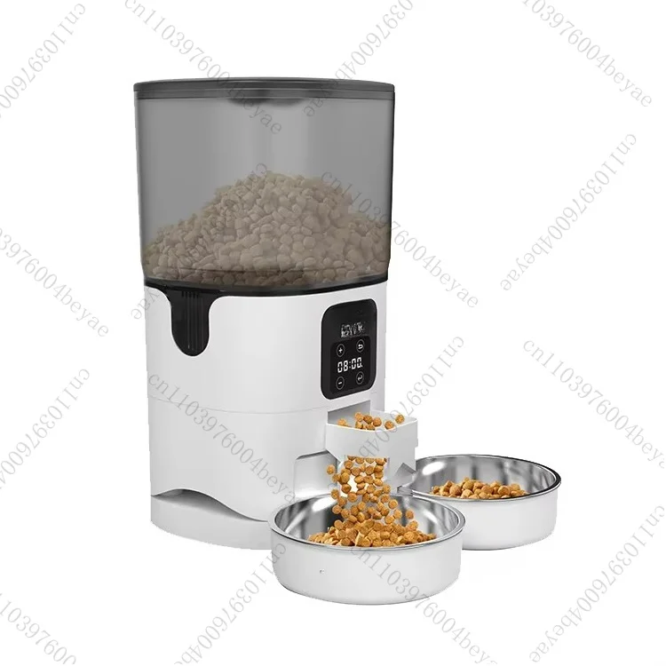 App WiFi controls the smart feeder for dog and cat food bowls