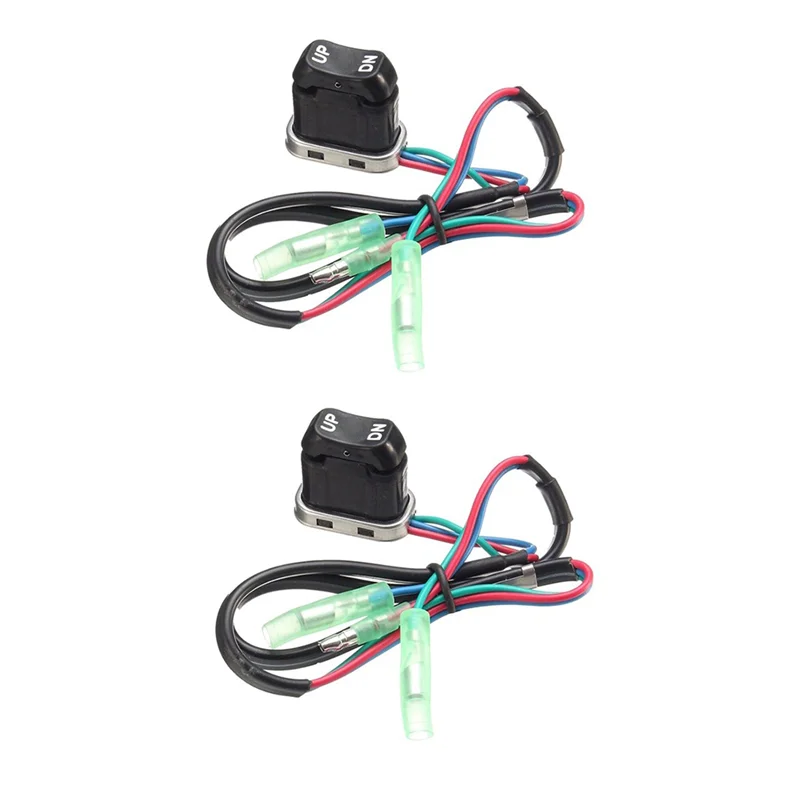 

Trim Tilt Switch Kit 2PCS 703-82563-02-00 For Engine Outboard Motor Remote Control 703-82563-01-00 Motorcycle Parts