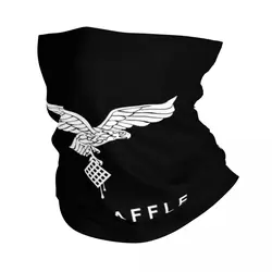 Vintage White Luftwaffe Neck Gaiter Women Men Windproof Winter German Air Force Germany France Bandana Scarf for Hiking