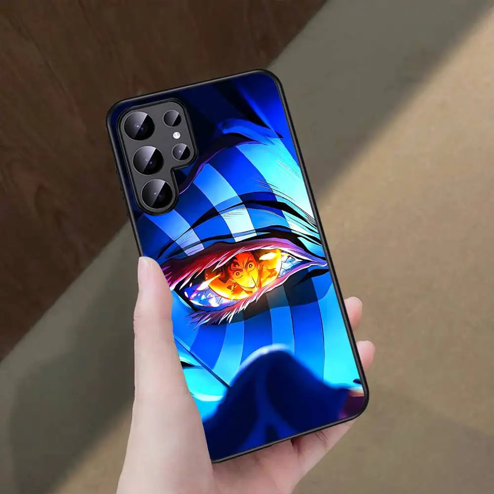 D-Demon Akaza S-Slayer Phone Case For Samsung S 24 fe 25 Ultra plus 20 lite 21 30 22 23 24 22 Ultra 5G Fundas view 3