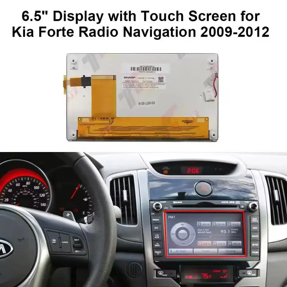 6,5-Zoll-Display mit Touchscreen für Hyundai Genesis Coupe und Kia Rondo Rio Navi – Detail 5