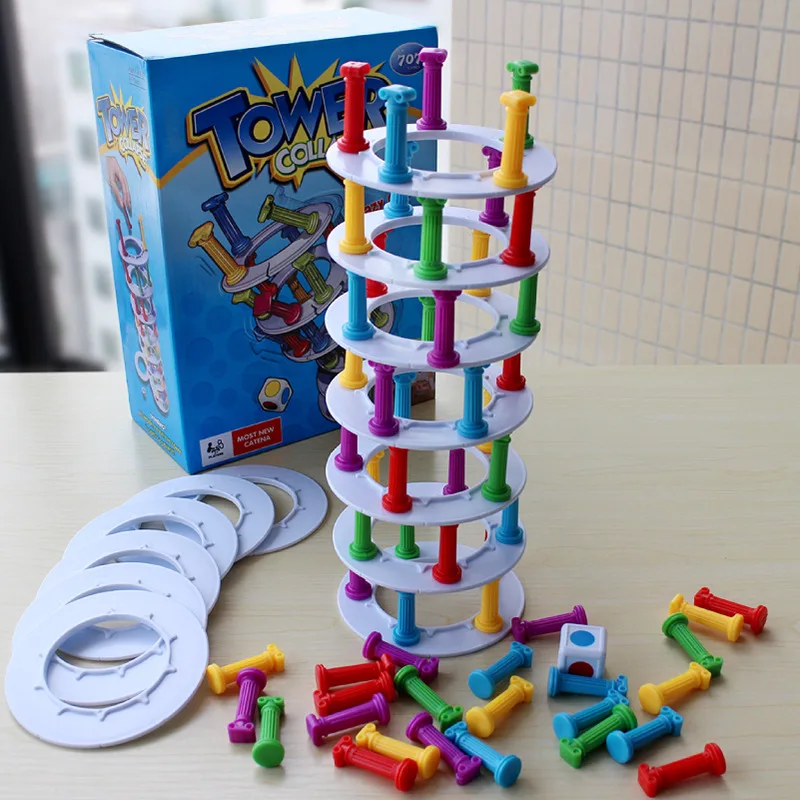 

New Creative Fun Multiplayer Pumping Blocks Balance Tabletop Games Stacking Tower Children Puzzle Parent-child Interactive Toys