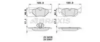 Store code: AA0052 for brake pad with rear (ear) E87 E90 X1 E84