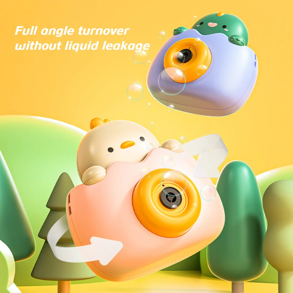 버블 카메라 버블 블로잉 제품 버블 메이커 만화 장난감 라이트 음악 포함