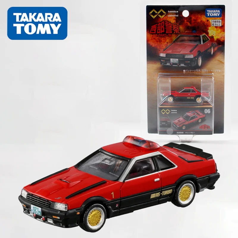 TAKARA TOMY Tomica Unlimited TP06 Western Police RS1 Police Car Alloy Toys Motor Vehicle Diecast Metal Model Gifts