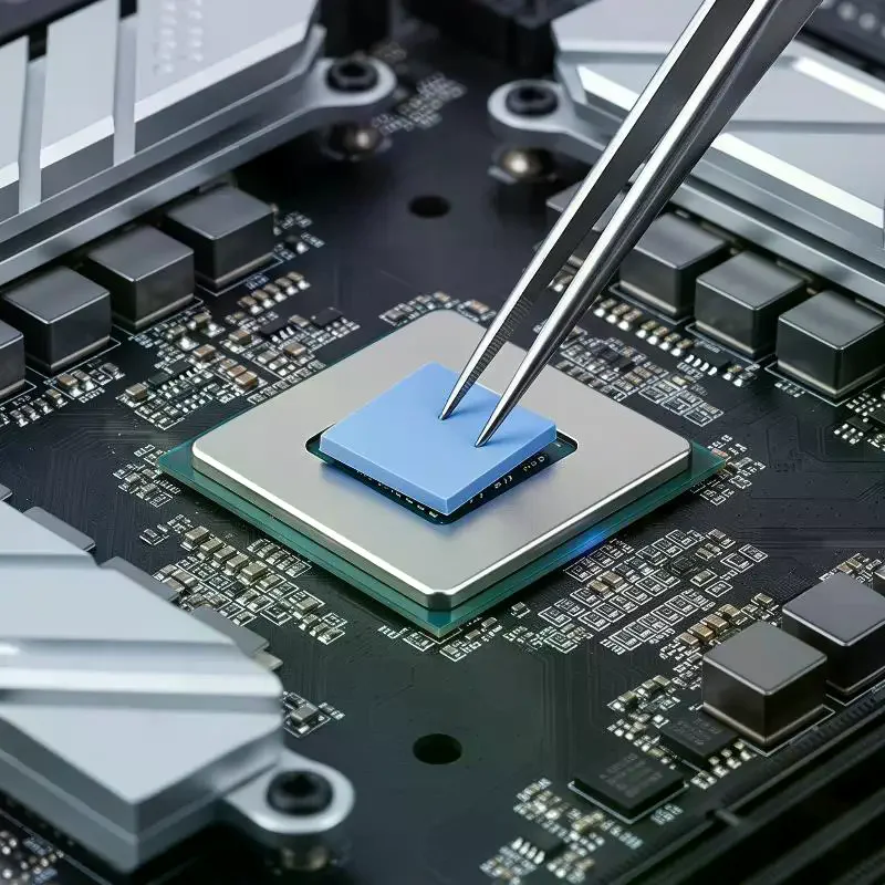 Thermal Pads 6W: IC Heat Sink Chip High Conductivity Self-adhesive Motherboard Repair Silicone