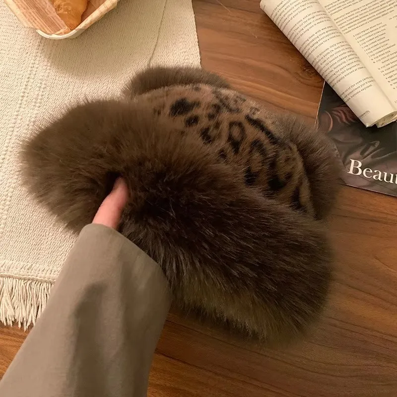 Warmer süßer Bär, flauschiges Fell, Eimerhut, kalter, verschneiter Tag, Panama-Kappenabdeckung, Kopfkappe, Gehörschutz, Plüsch, Fischerhüte, Frauen, Geschenke