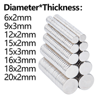 Powerful Small Fridge Magnets Round Magnetic Sheets Strong Rare Earth Magnet Idea Suitable for Refrigerator Stickers DIY Crafts