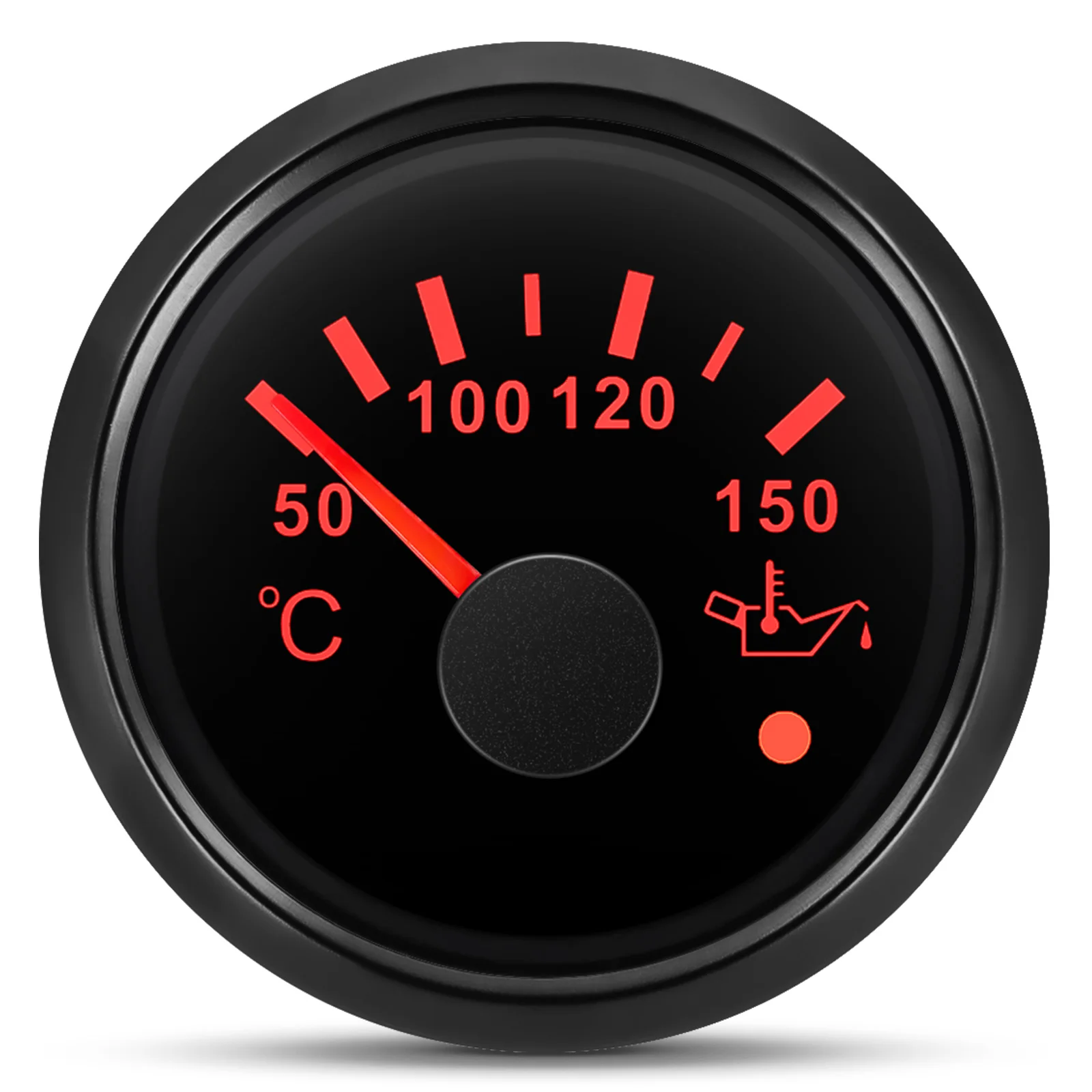 

50~150 ℃ Датчик температуры масла с датчиком 1/8NPT, цифровой указатель, автомобильный датчик, красная подсветка для автомобиля, лодки, 12 В, 24 В