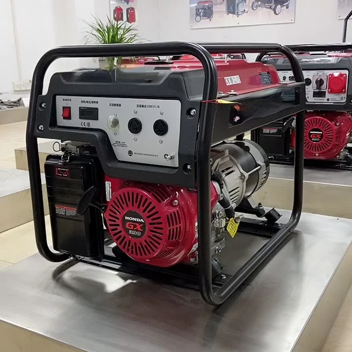 15.5kW Engine GX390 Recoil Start Single Phase Petrol 5kW Generator