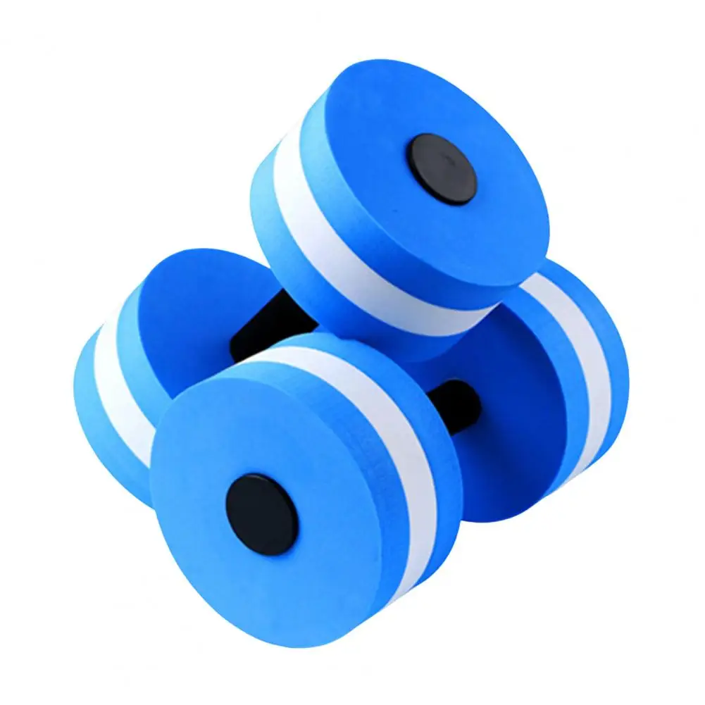 2Pcs Water Dumbbell EVA Foam Pool Weight Men Women Floating Exercise Dumbbell Aqua Fitness Barbell Workout Equipment