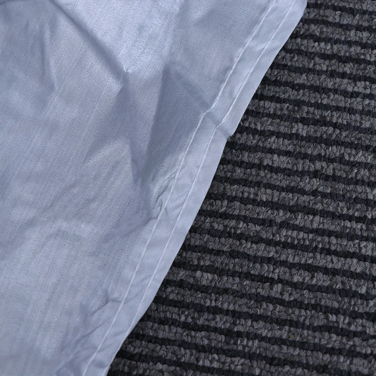 

Universal Full Car Cover Silver Size M Indoor Outdoor Snow Uv Rain Protection Breathable Dustproof Shield