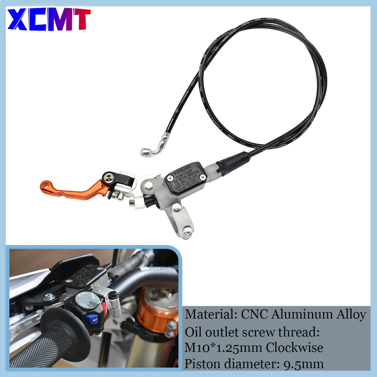 

Motorcycle CNC Hydraulic Clutch Master Cylinder Oil Hose Pipe For KTM 125-500 SX/SX-F/XC/XC-W/XCF-W/XC-F/EXC/EXC-F TPI 6Days