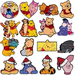 Kawaii Bear Pins for Backpacks Lapel Pins Cute Badges on Clothes Enamel Pin Jewelry Accessories Brooches for Briefcase Gift