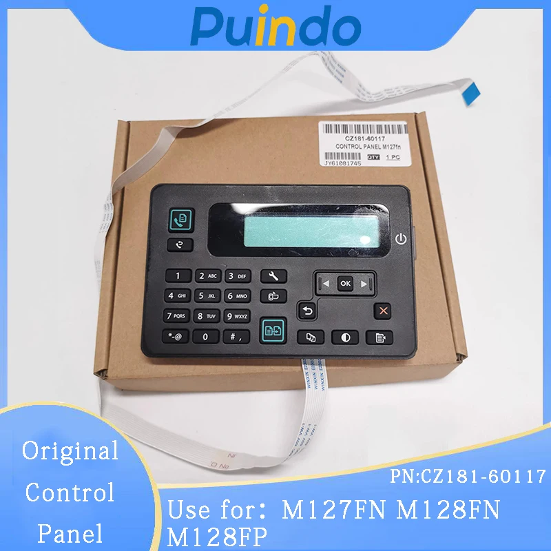CZ181-60117 Original Disassembly Control Panel for HP M127FN M128FN M128FP Touch Panel