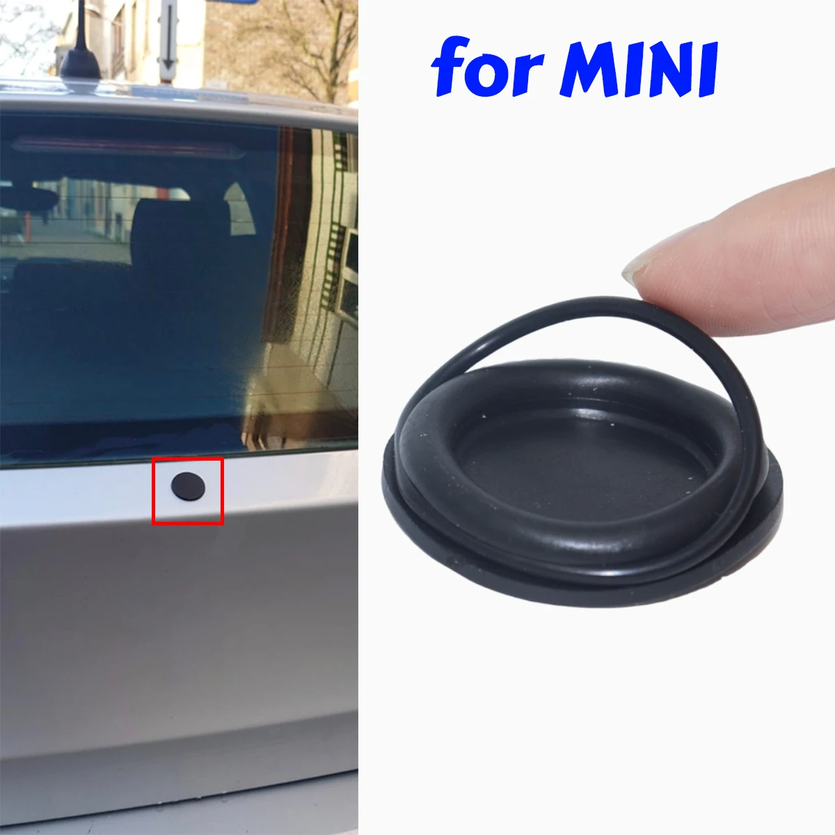 

Rear Wiper Blade Arm Rocker Delete Bung Plug Cap for MINI R50 R52 R53 R56 R57 R60 R61 F54 F55 F56 F57 F60 2007-2016 Clubman Kit
