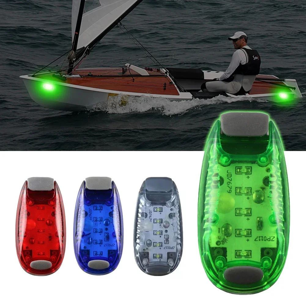 1/2Pcs Red Green Boat Navigation LED Lights Side Marker Signal Lamp For Marine Boat Yacht Motorboat Night Running Fishing