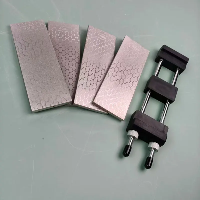 Whetstone Knife Sharpener Water Stone Plate Grinding Charcoal Stone Base Angle Guide Adjustable Whetstones Sink Bridge Holder